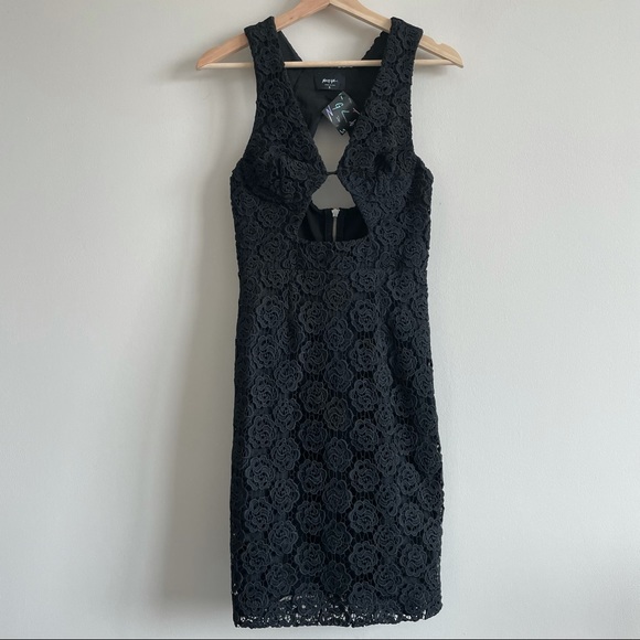 Nasty Gal Bodycon Black Dress - Picture 2 of 8